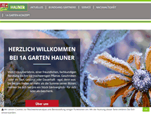 Tablet Screenshot of 1a-garten-hauner.de